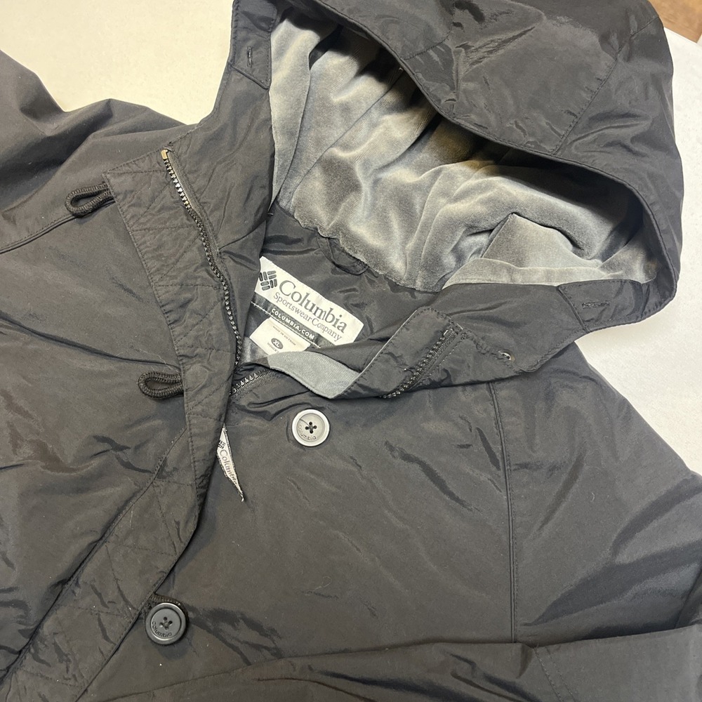 Columbia Sportswear Women's Faux Fur Lined Hooded Coat Black Size XL